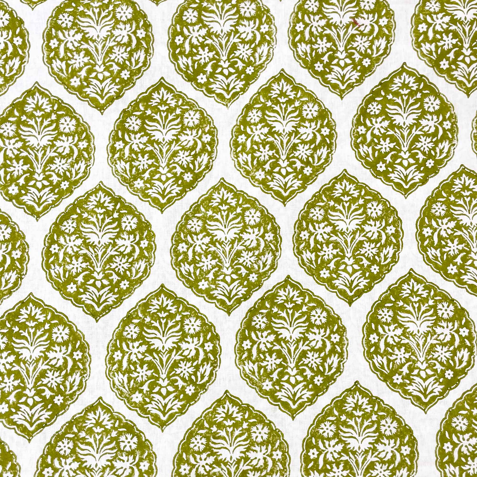 Sage green designer linen fabric