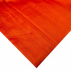 Orange pure raw silk buy online from India