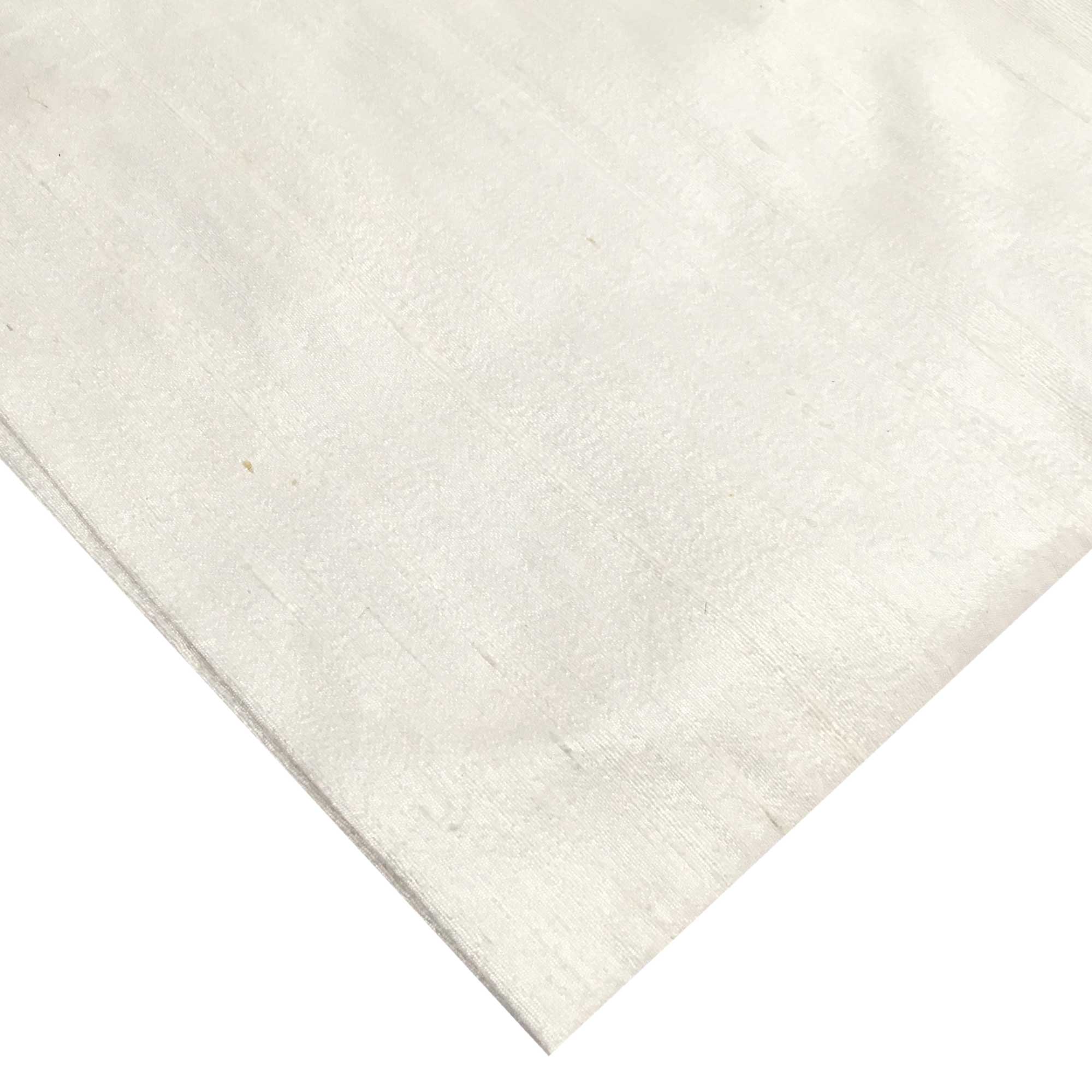 White Ivory pure silk fabric