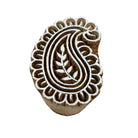 Paisley block printing stamp for textile and paper printing