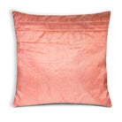 Handmade raw silk pillow cover in Peach