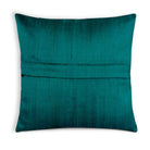 Buy Online Peacock Blue Pure Raw Silk Cushion Cover
