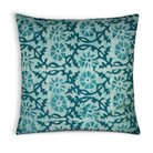 Sea green cotton pillow cover buy online from DesiCrafts