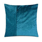 Teal velvet pillow cover buy online from India