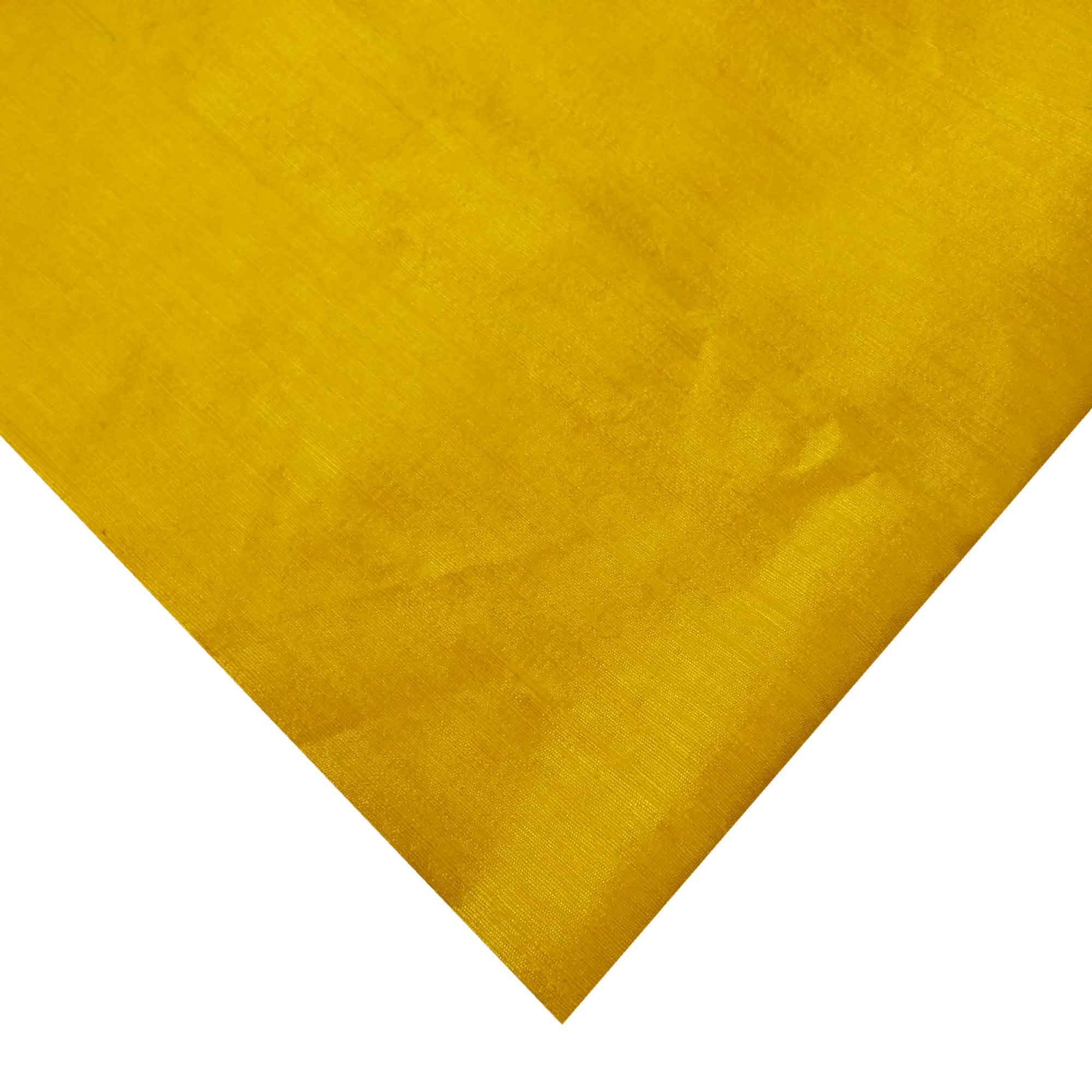 Sunny Yellow Dupioni Silk Fabric